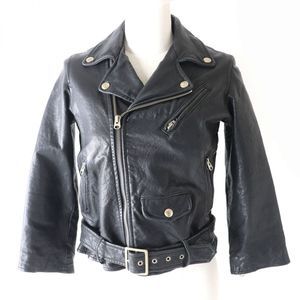 Other Lambskin Leather Rider's Jacket Black Leather Outerwear 14404024101